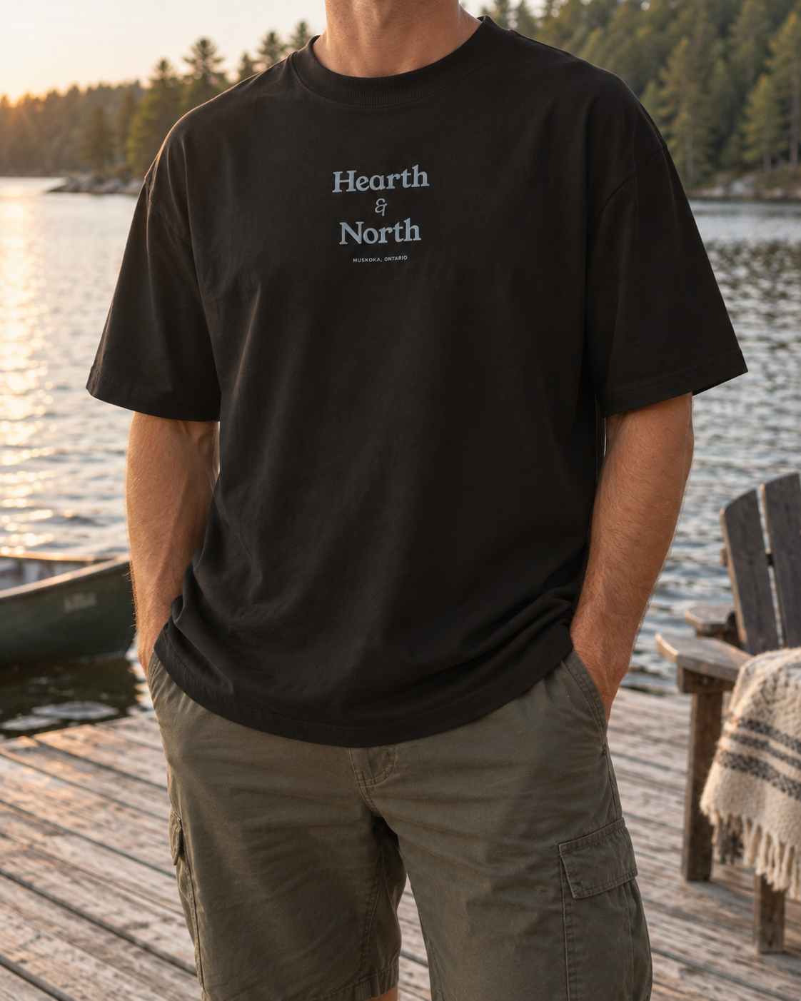 Wordmark Oversized T - 100% Ring-Spun Cotton - Black