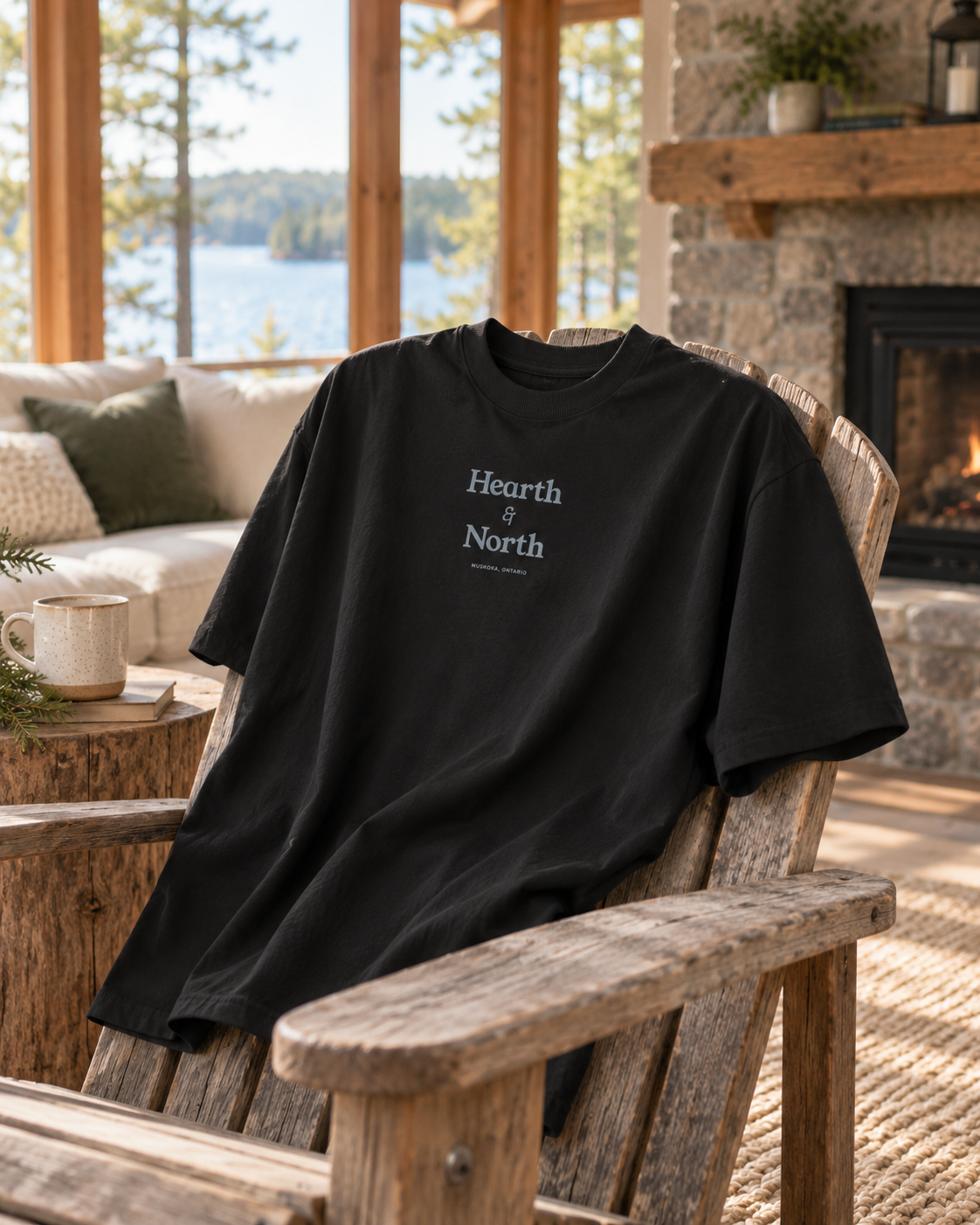 Wordmark Oversized T - 100% Ring-Spun Cotton - Black