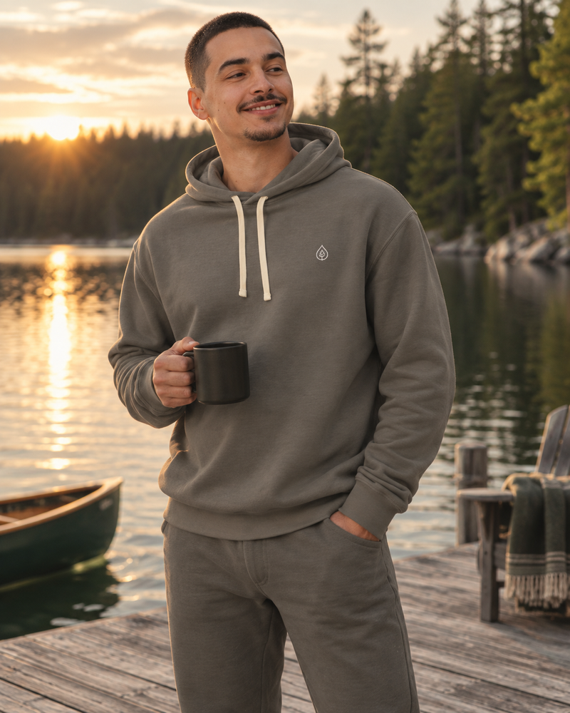 H&N Lounge Hoodie - Pepper