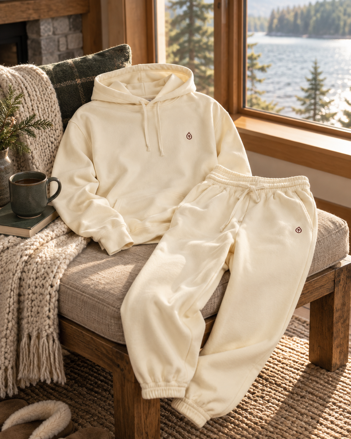 Lounge set / Matching set-  Ivory