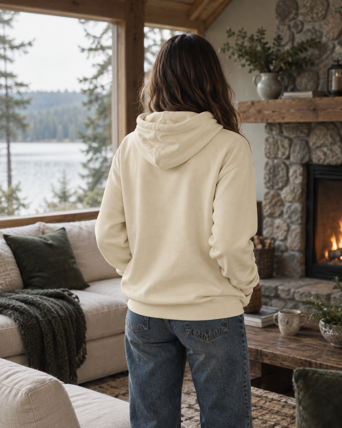 H&N Lounge Hoodie - Ivory