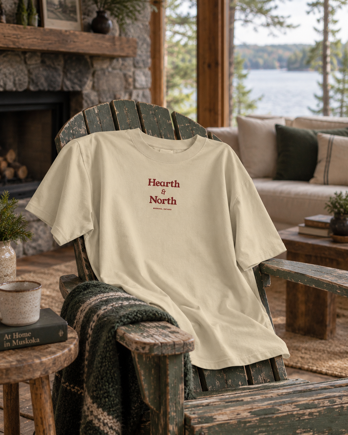 Wordmark Oversized T - 100% Ring-spun Cotton - Stone