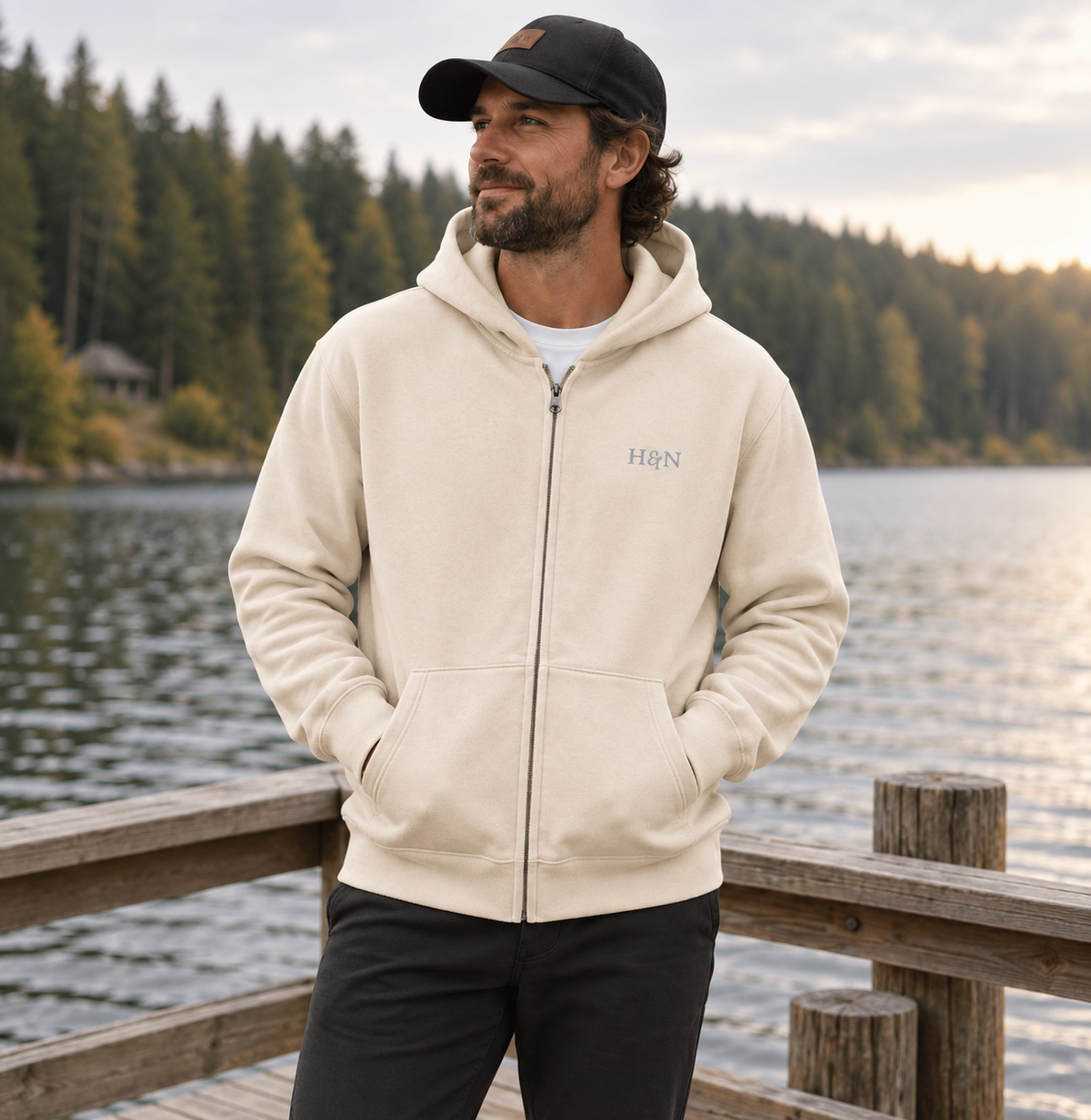 The H&N Zip - Combed and Ring Spun Cotton